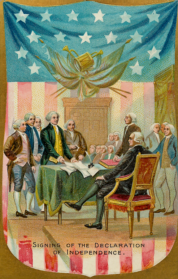 signing of the declaration of independence wallpaper